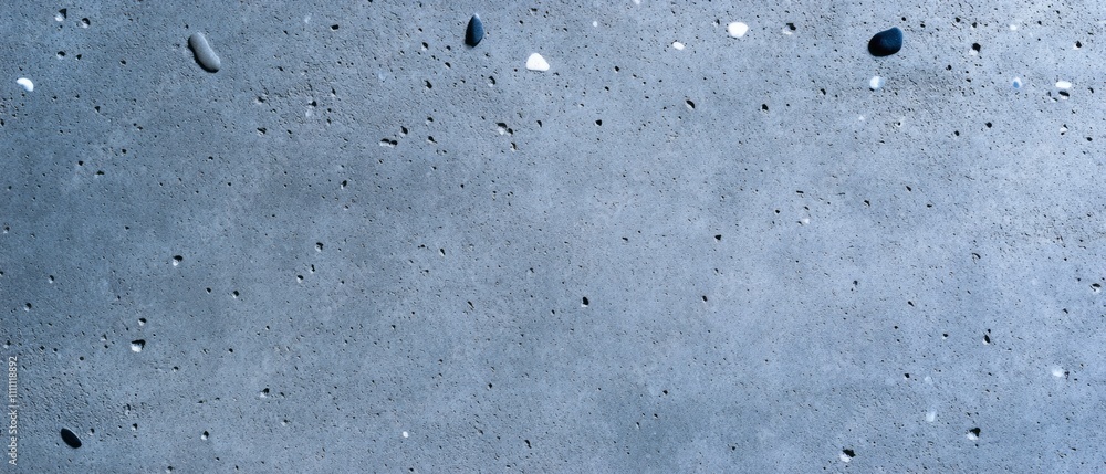 Poster light gray surface features scattered stones, adding texture and depth to the scene