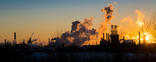 Wood River Oil Refinery Roxana, Illinois outside of St. Louis is owned by Phillips 66