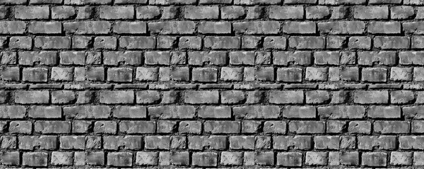Fototapeta premium seamless pattern of Black and white brick wall texture dark gray light gray monochrome rustic background 