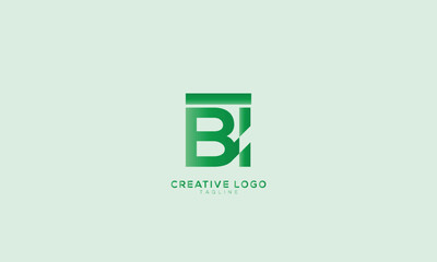 BIT TIB BT Abstract initial monogram letter alphabet logo design