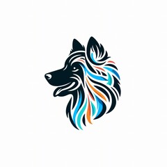 Fototapeta premium tribal wolf tattoo