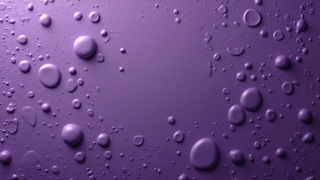 Abstract Purple Bumpy Texture, Warts, Ridges, and Bubbles