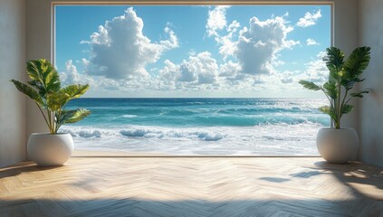 Obraz premium Ocean View Room