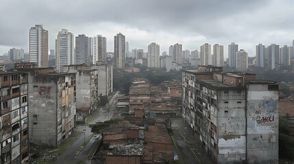 city ​​in ruins due to war