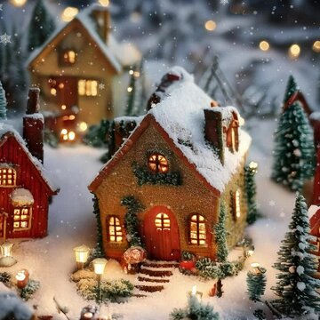 Silent Night in a Snowy Village
