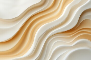 Obraz premium Abstract sand dunes with soft gradients in beige and gold