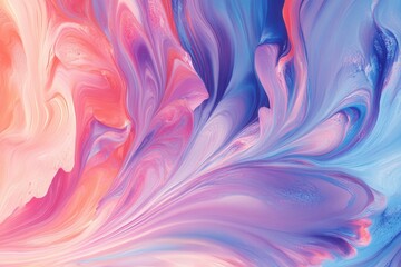 Orange and purple abstract watercolor background depicting a sunset sky