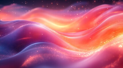 Fototapeta premium A luxurious holographic design featuring swirling light textures and subtle gradient overlays