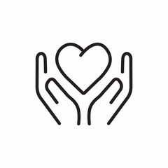 love care icon sign vector