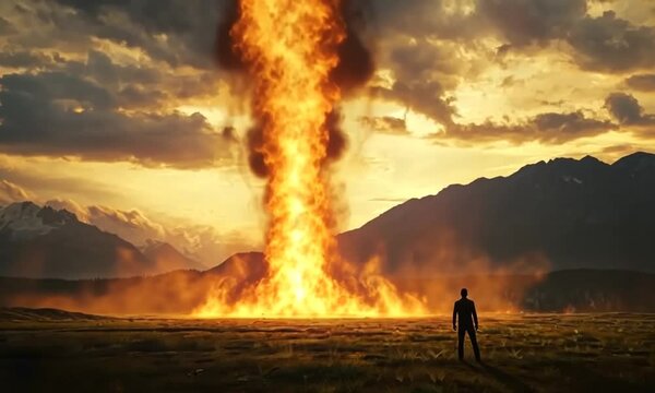 Firestorm: A Man Faces a Fiery Inferno