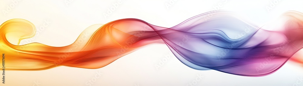 Poster dynamic flowing colors abstract art space digital design creative environment vivid concept for visu