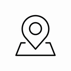 map pin location icon sign vector