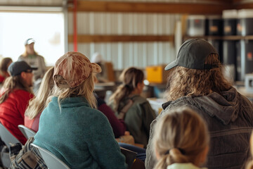 Community workshop empowering farmers with knowledge and skills for success
