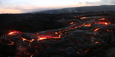 Glowing Lava Panorama © Karl