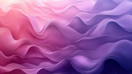 Fototapeta premium Soft Pink and Purple Wavy Abstract Background