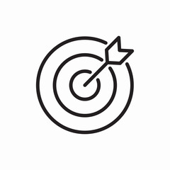 target dart board icon sign vector