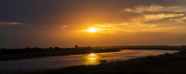 Fototapeta premium Sunset on Florida River