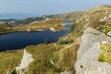 Rocky landscape in Norway
