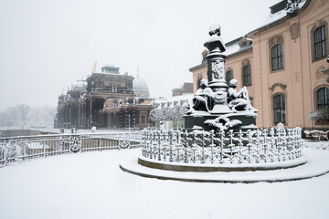 winter landscape in Dresden