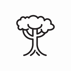 tree forest icon sign vector