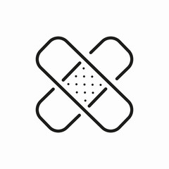 aid kit plaster icon sign vector