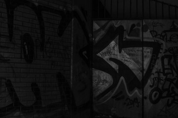 graffiti on wall