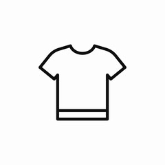 t shirt wear icon sign vector