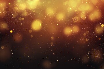 Obraz premium Bokeh Licht Hintergrund Glühende Lichter Warmes Gold Rotes Licht Abstrakte Beleuchtung Funkelnde Partikel Atmosphäre Magisches Leuchten Weiches Licht Textur für Design Festliche Stimmung Elegant