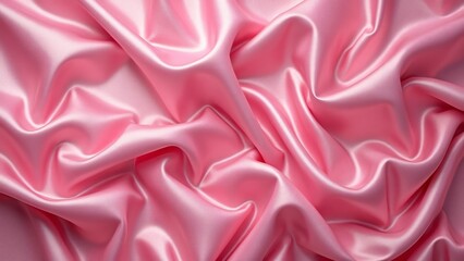 Obraz premium Elegant Pink Taffeta Fabric, Smooth, Shimmering Texture