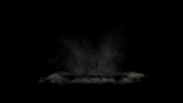 Wall hit, dust blast, dust falling to the ground VFX element- 60 fps, 4K Pro Res with mask pass