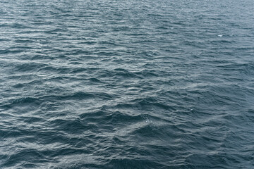 Background Navy textured waves on calm sea