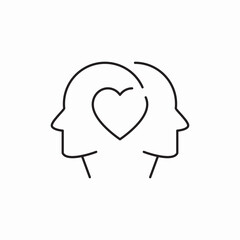 friendship couple icon sign vector
