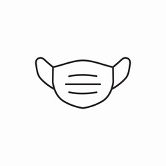 face mask icon sign vector