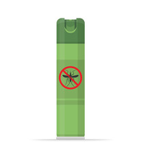 Bug and mosquito reppelent spray aerosol prevention stock illustration