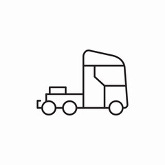 truck vehicle icon sign vector