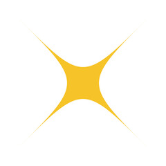 Sparkle graphic element burst form