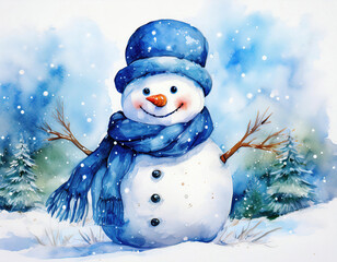 Obraz premium Snowman