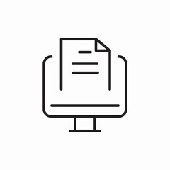 computer file icon sign vector