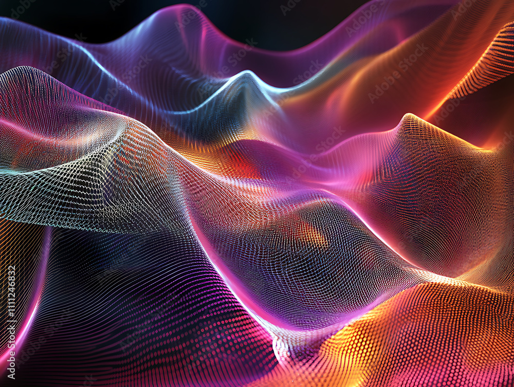 Poster abstract digital data background, art can be used in the description of network abilities, technolog
