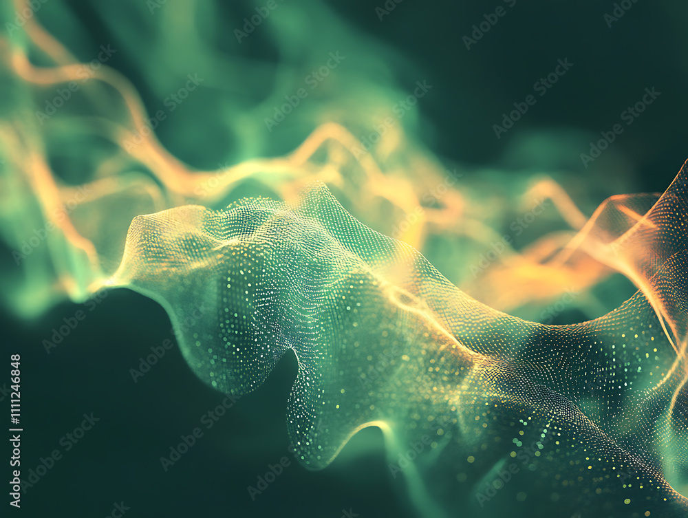 Fototapete abstract digital data background, can be used in the description of network abilities, technological