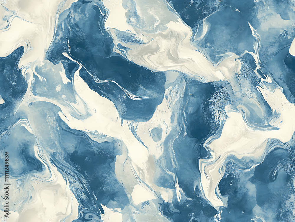 Poster beautiful abstract fluid art seamless pattern background