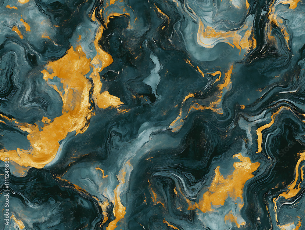 Poster beautiful abstract fluid art seamless pattern background