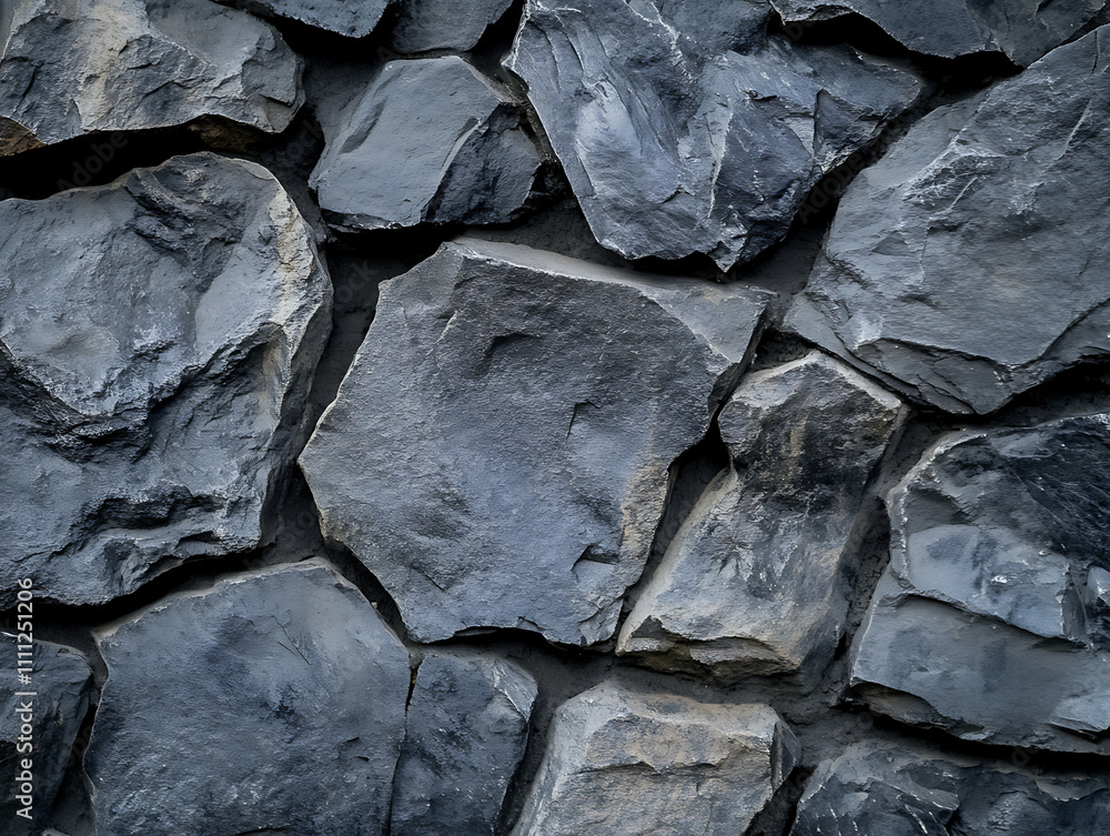 Aufkleber black stone background with copy space for header design, texture of concrete wall surface