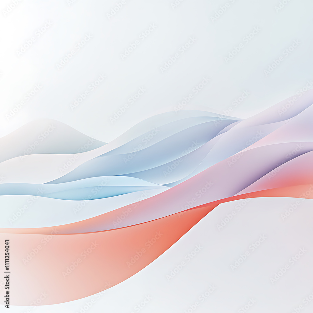 Poster a plain white background with subtle gradient shades, demonstrating a minimalist design concept