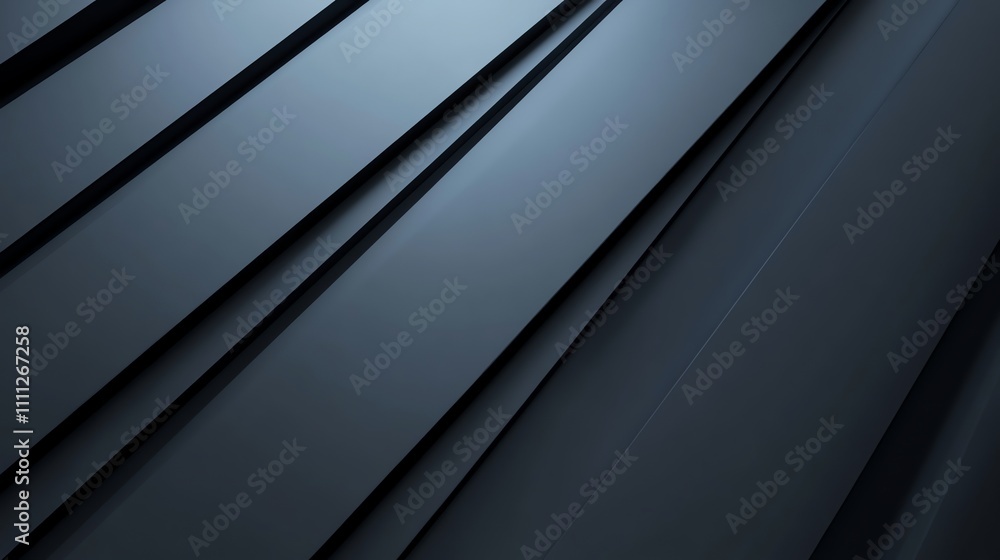 Poster an abstract background with overlapping lines and shapes in shades of blue.