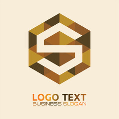 S  lettering logo is simple, easy to understand and authoritative