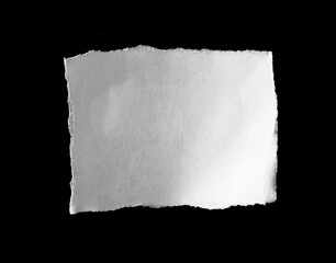 Torn paper on black background copy space for advertising