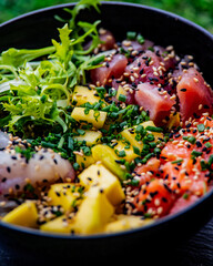 fish with vegetables