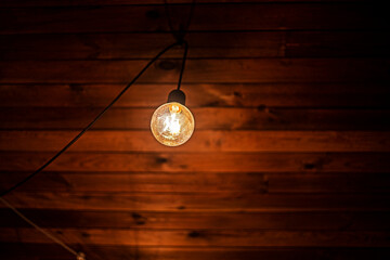 autonomous econom light bulb during a power outage Blackout in Ukraine