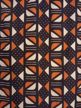 estampado africano sobre tela